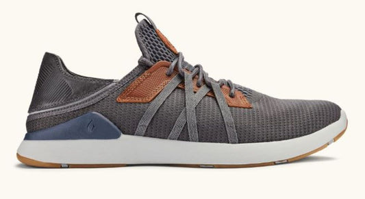 Olukai Pavement and Vintage Indigo Mens Athletic Sneakers 10440-PVVI