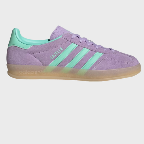 Women's Gazelle Indoor Shoes Powder Plum / Easy Green / Gum